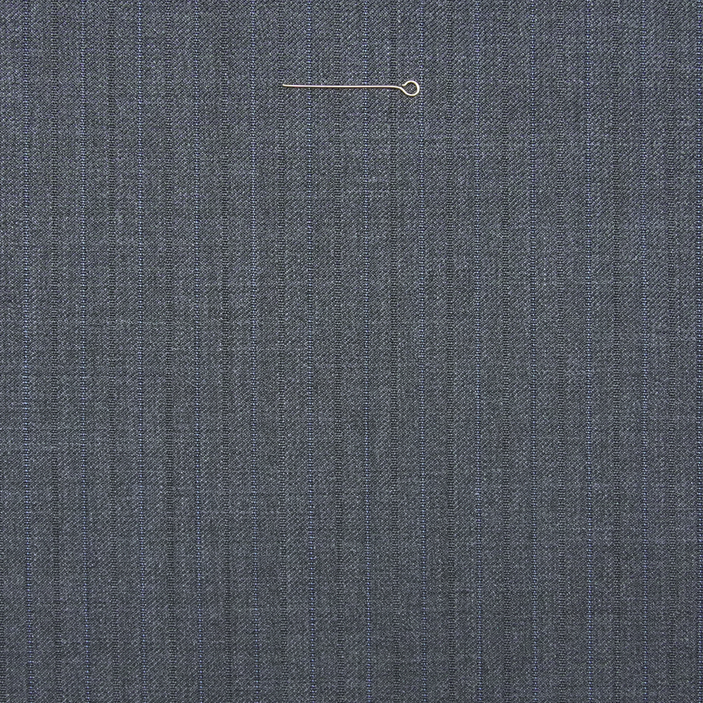 New 50%W 50%P Italian Suiting Fabric Worsted Merino Wool Polyester Blend Fabric for Men Suits
