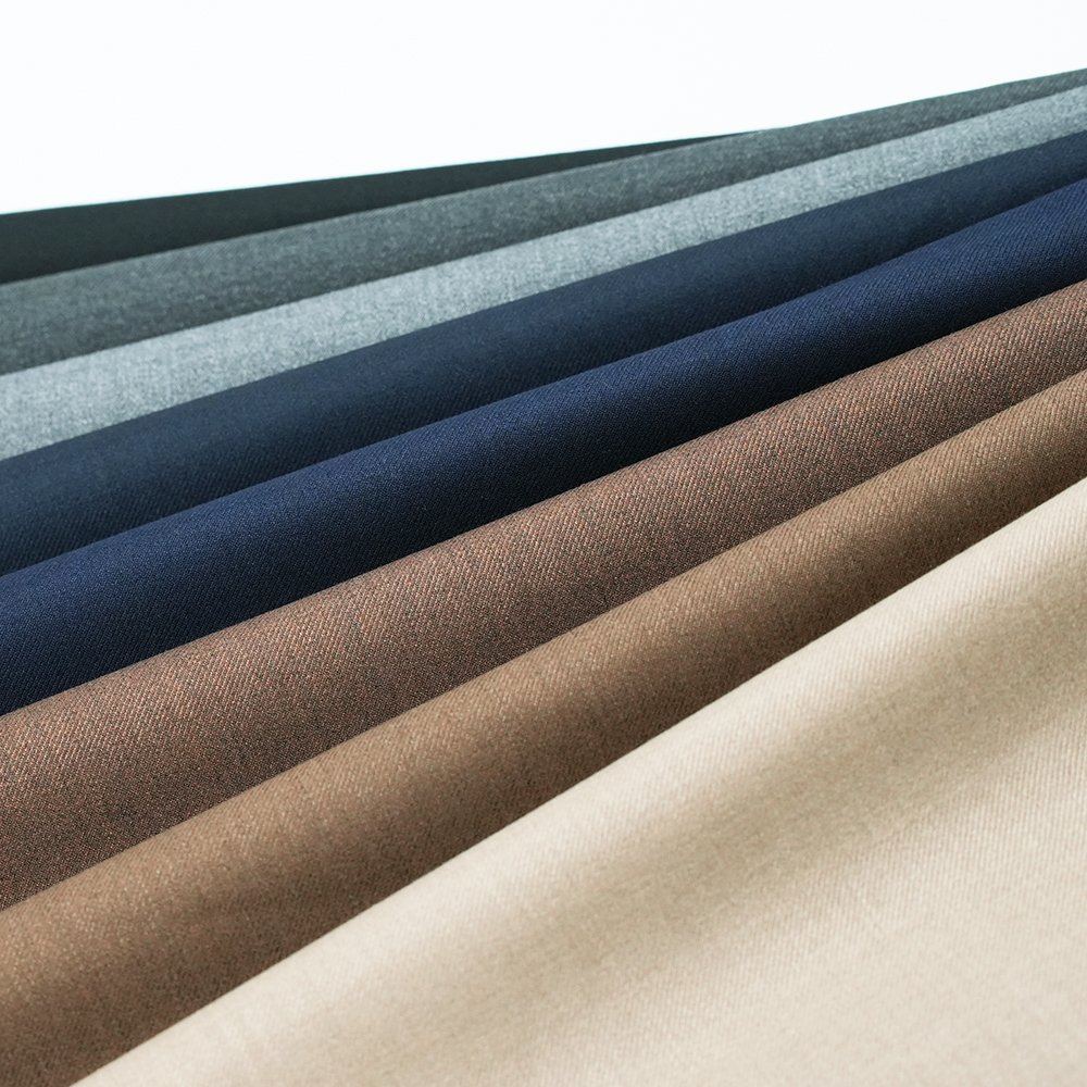 New RTS Twill TRW Fabric Italian Suiting Design Rayon Wool/Polyester Blend Fabric for man Suit Garment