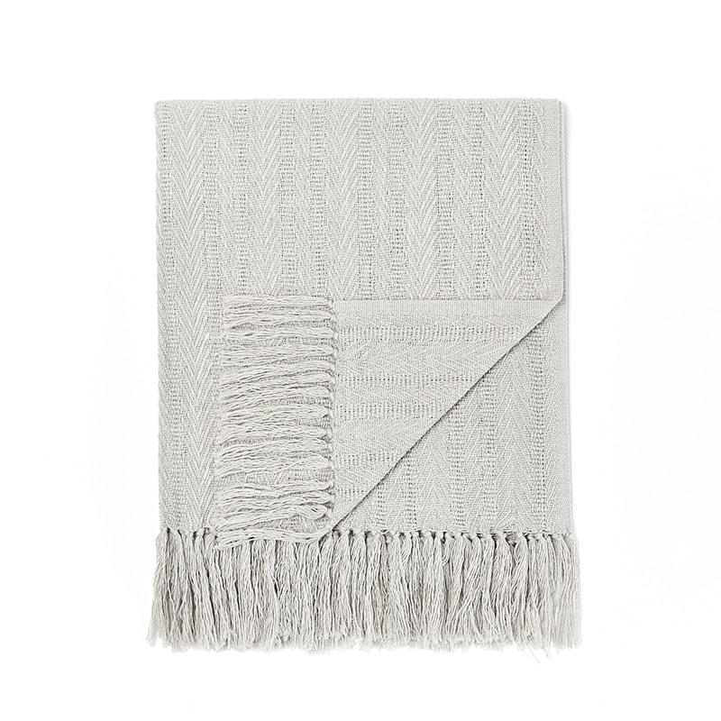 P16226W MEMORY-Classic Herringbone Australian Wool Shawl 100% Australian wool  70 * 180 +10*2