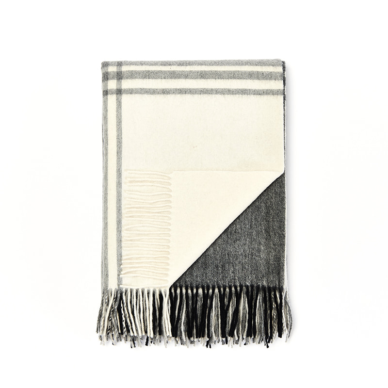 XH0003 POTALA  PALACE-50% Cashmere 50% Lambswool 130 * 180+8*2
