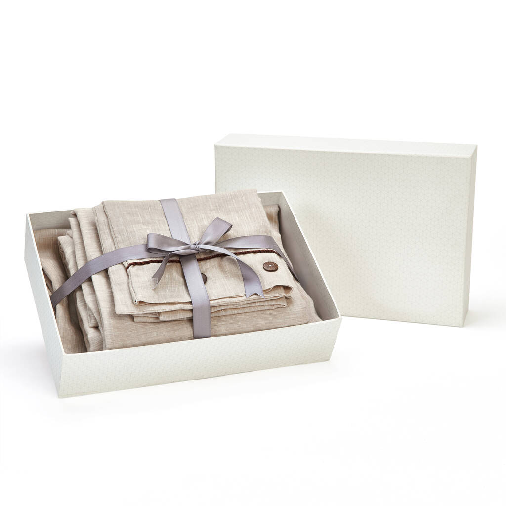 P19012 linen wool six-piece set 51% Linen   49% Wool